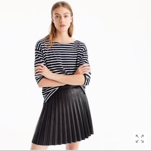 J.Crew Faux Leather Skuit